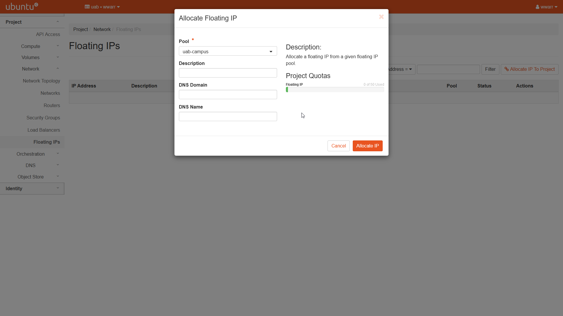 Basic Instance Setup — UAB Research Computing Documentation documentation