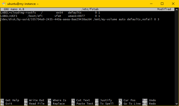 Basic Volume Setup — UAB Research Computing Documentation documentation